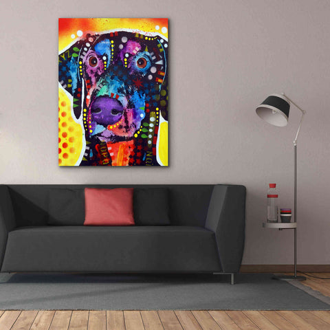 Image of 'Dobie' by Dean Russo, Giclee Canvas Wall Art,40x54