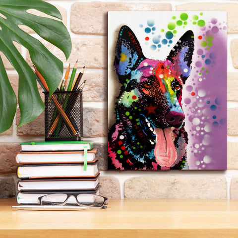 Image of 'German Shepherd 2' by Dean Russo, Giclee Canvas Wall Art,12x16