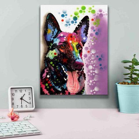 Image of 'German Shepherd 2' by Dean Russo, Giclee Canvas Wall Art,12x16