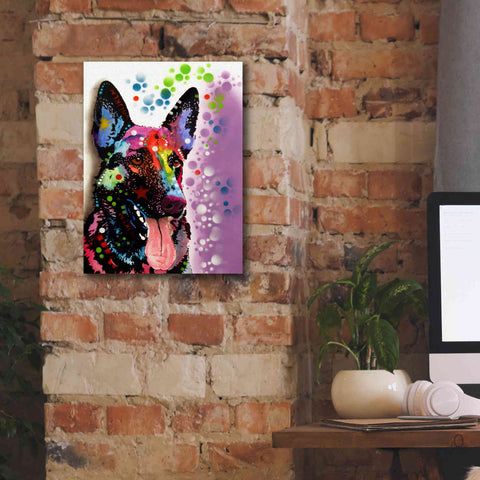 Image of 'German Shepherd 2' by Dean Russo, Giclee Canvas Wall Art,12x16