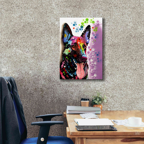 Image of 'German Shepherd 2' by Dean Russo, Giclee Canvas Wall Art,18x26