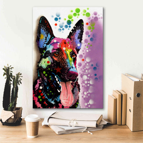 Image of 'German Shepherd 2' by Dean Russo, Giclee Canvas Wall Art,18x26