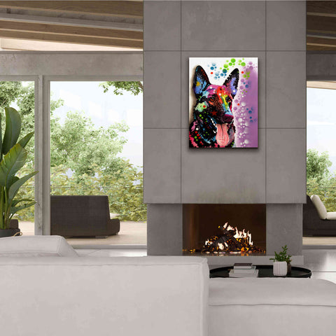 Image of 'German Shepherd 2' by Dean Russo, Giclee Canvas Wall Art,26x34