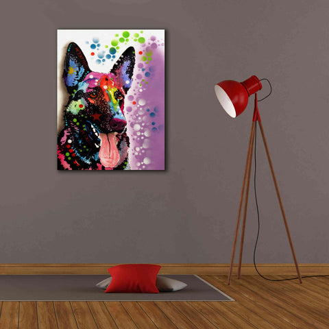 Image of 'German Shepherd 2' by Dean Russo, Giclee Canvas Wall Art,26x34