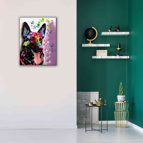 Image of 'German Shepherd 2' by Dean Russo, Giclee Canvas Wall Art,26x34