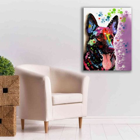 Image of 'German Shepherd 2' by Dean Russo, Giclee Canvas Wall Art,26x34
