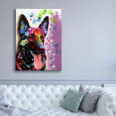 Image of 'German Shepherd 2' by Dean Russo, Giclee Canvas Wall Art,40x54