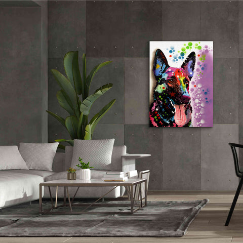 Image of 'German Shepherd 2' by Dean Russo, Giclee Canvas Wall Art,40x54