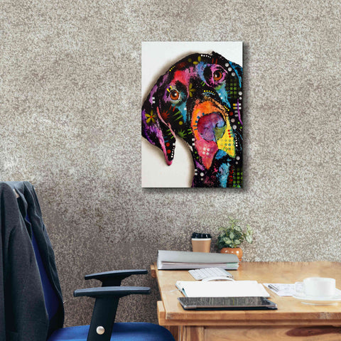 Image of 'Pointer' by Dean Russo, Giclee Canvas Wall Art,18x26