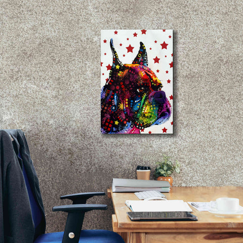 Image of 'Profile Boxer 2' by Dean Russo, Giclee Canvas Wall Art,18x26