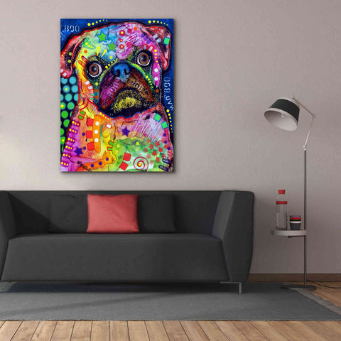 Image of 'Pug 2' by Dean Russo, Giclee Canvas Wall Art,40x54