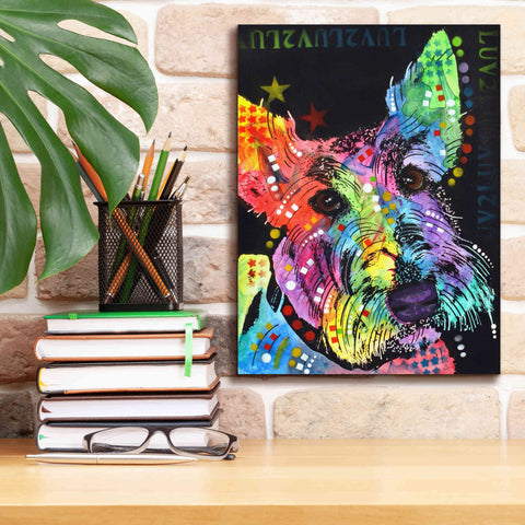 Image of 'Scottish Terrier' by Dean Russo, Giclee Canvas Wall Art,12x16