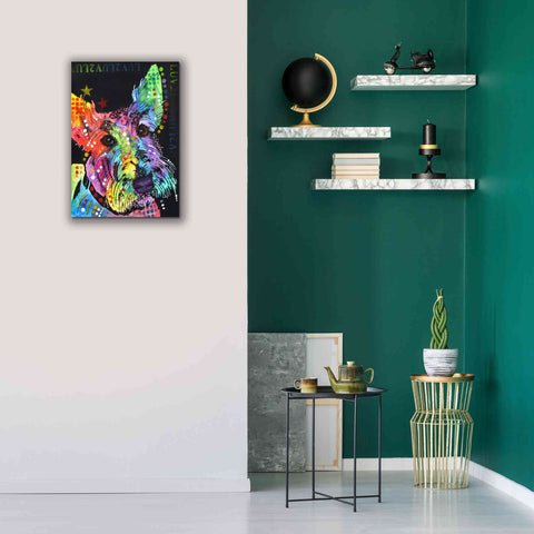 Image of 'Scottish Terrier' by Dean Russo, Giclee Canvas Wall Art,18x26