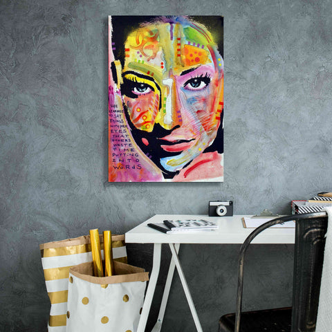 Image of 'She Learned To Say' by Dean Russo, Giclee Canvas Wall Art,18x26