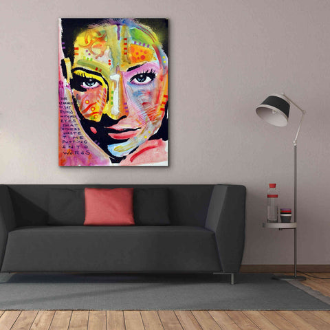 Image of 'She Learned To Say' by Dean Russo, Giclee Canvas Wall Art,40x54