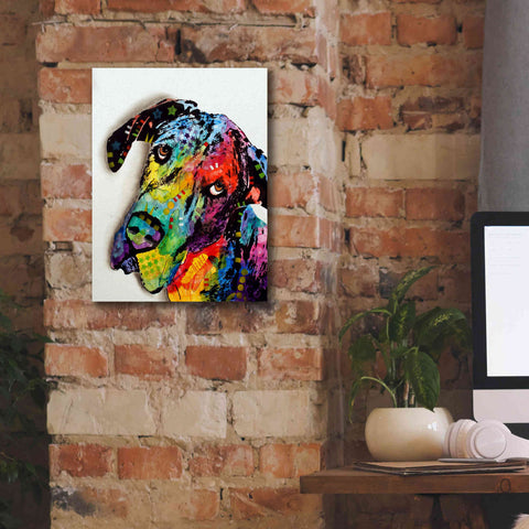 Image of 'Tilted Dane' by Dean Russo, Giclee Canvas Wall Art,12x16