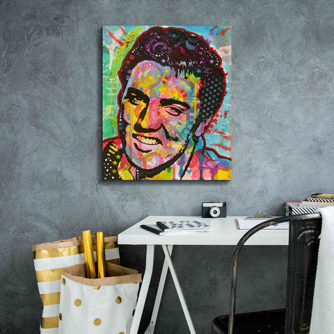 Image of 'Elvis' by Dean Russo, Giclee Canvas Wall Art,20x24