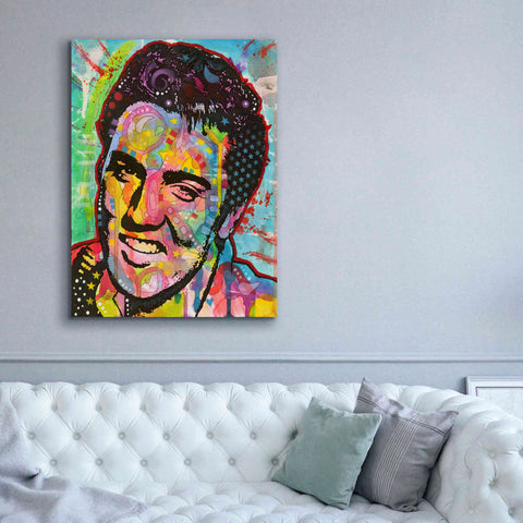 Image of 'Elvis' by Dean Russo, Giclee Canvas Wall Art,40x54