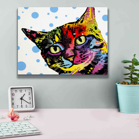 Image of 'The Pop Cat' by Dean Russo, Giclee Canvas Wall Art,16x12