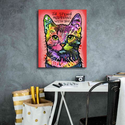 Image of '9 Lives' by Dean Russo, Giclee Canvas Wall Art,20x24