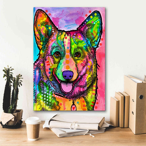 Image of 'Corgi Ii' by Dean Russo, Giclee Canvas Wall Art,18x26