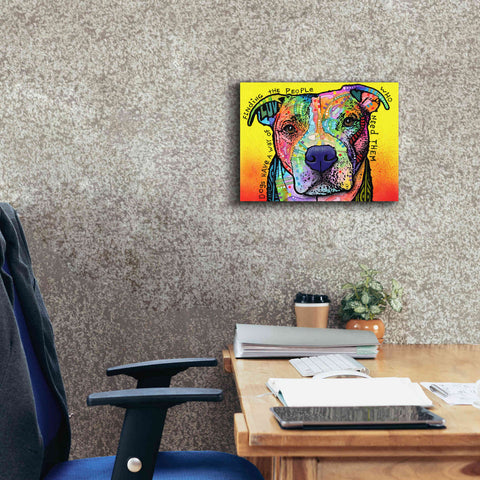 Image of 'Dogs Have A Way' by Dean Russo, Giclee Canvas Wall Art,16x12