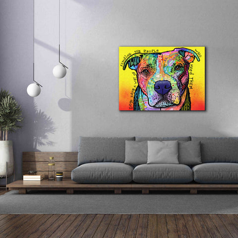 Image of 'Dogs Have A Way' by Dean Russo, Giclee Canvas Wall Art,54x40