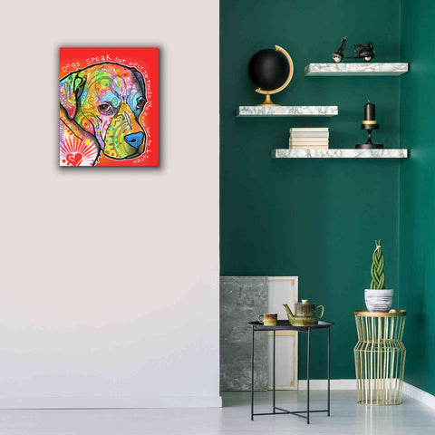 Image of 'Dogs Speak' by Dean Russo, Giclee Canvas Wall Art,20x24