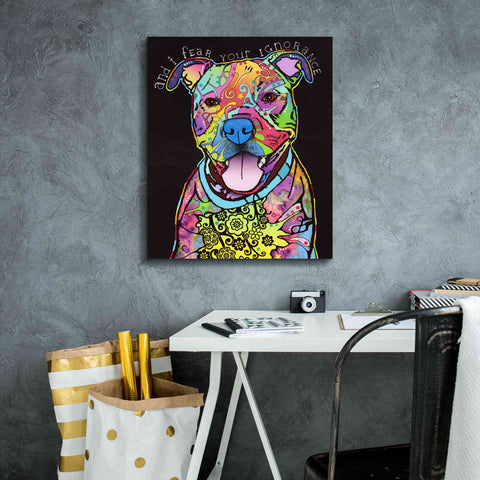 Image of 'I Fear' by Dean Russo, Giclee Canvas Wall Art,20x24