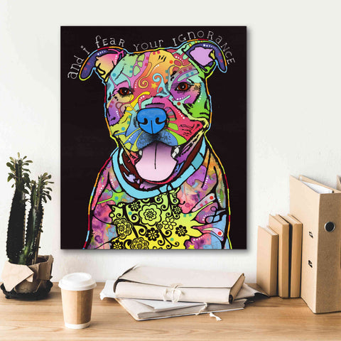 Image of 'I Fear' by Dean Russo, Giclee Canvas Wall Art,20x24