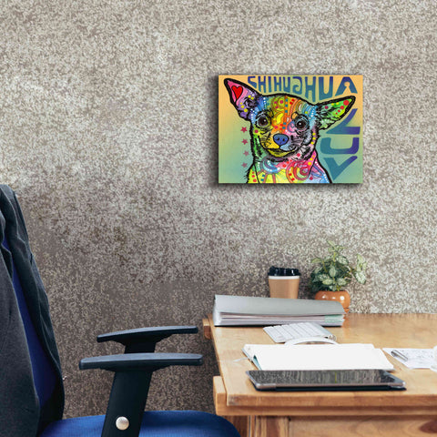 Image of 'Chihuahua Luv' by Dean Russo, Giclee Canvas Wall Art,16x12