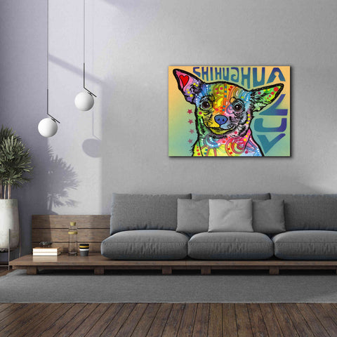 Image of 'Chihuahua Luv' by Dean Russo, Giclee Canvas Wall Art,54x40