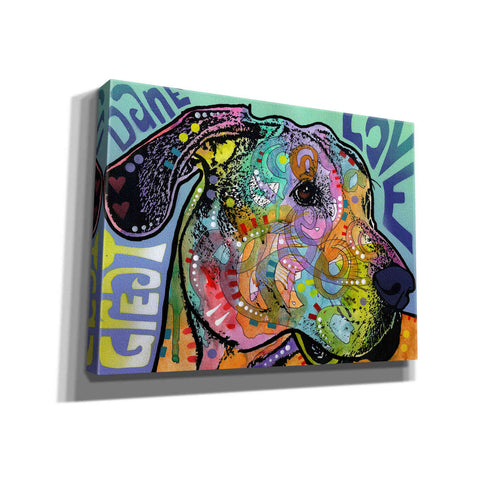 Image of 'Great Dane Luv' by Dean Russo, Giclee Canvas Wall Art