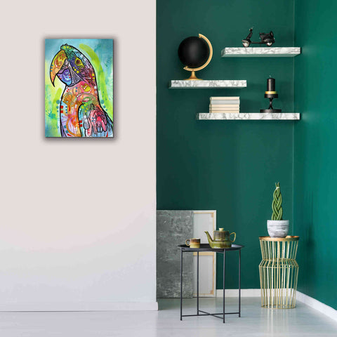 Image of 'Macaw' by Dean Russo, Giclee Canvas Wall Art,18x26