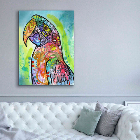Image of 'Macaw' by Dean Russo, Giclee Canvas Wall Art,40x54