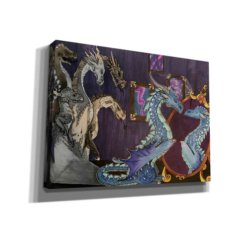 Image of 'Dragon in the Mirror' by Avery Multer, Canvas Wall Art