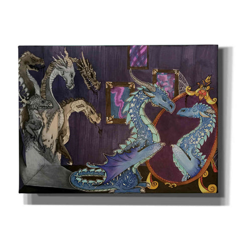 Image of 'Dragon in the Mirror' by Avery Multer, Canvas Wall Art