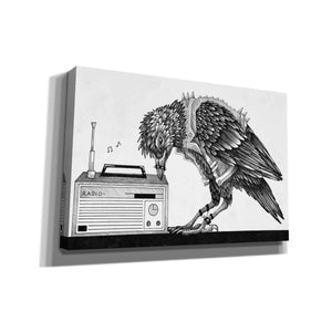 'Heavy Metal Crow' by Avery Multer, Canvas Wall Art