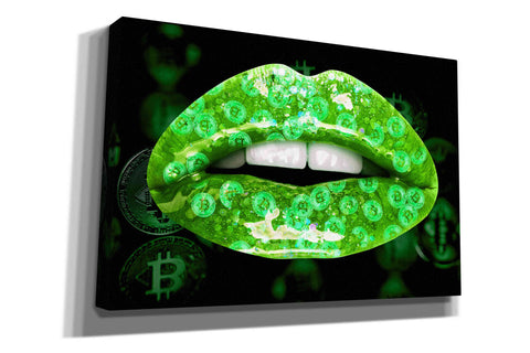 Image of 'Bitcoin Milkshake Shamrock' by Canvas Wall Art