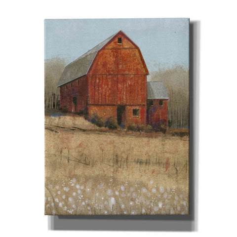 Image of 'Red Barn View I' by Tim O'Toole, Canvas Wall Art