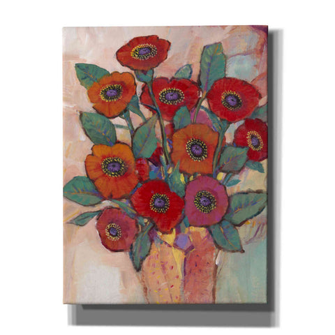 Image of 'Poppies in a Vase II' by Tim O'Toole, Canvas Wall Art