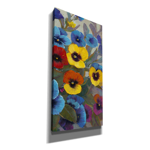 Image of 'Pansy Panel III' by Tim O'Toole, Canvas Wall Art