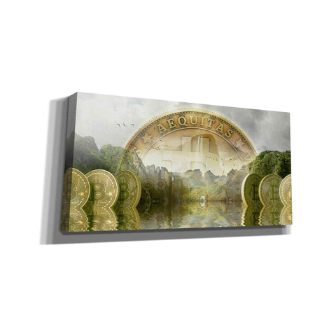 Image of 'Bitcoin New Age Two' by Steve Hunziker, Canvas Wall Art