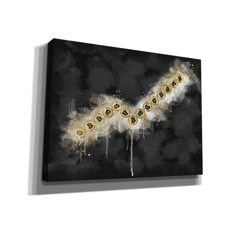 Image of 'Bitcoin Going Up' by Surma and Guillen, Canvas Wall Art