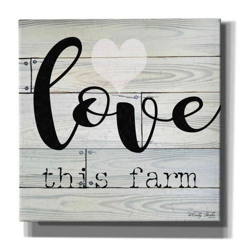 Image of 'Love This Farm' by Cindy Jacobs, Canvas Wall Art