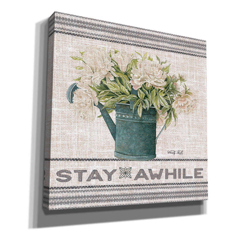 Image of 'Galvanized Peonies Stay Awhile' by Cindy Jacobs, Canvas Wall Art