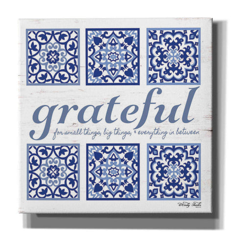 Image of 'Grateful Tile' by Cindy Jacobs, Canvas Wall Art