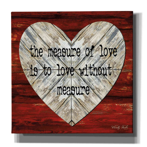 Image of 'The Measure of Love' by Cindy Jacobs, Canvas Wall Art