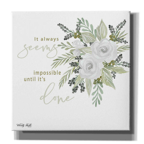 Image of 'It's Done' by Cindy Jacobs, Canvas Wall Art