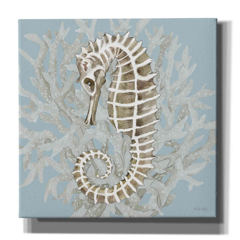 Image of 'Coral Seahorse II' by Cindy Jacobs, Canvas Wall Art